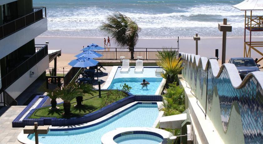 Flat Completo A Beira Mar Com Vista Exuberante No Blue Marlin Apartments Natal Exterior foto