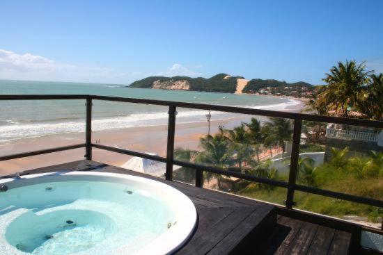Flat Completo A Beira Mar Com Vista Exuberante No Blue Marlin Apartments Natal Exterior foto
